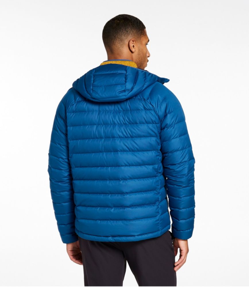 Men's Bean's Down Hooded Jacket, Dark Marine Blue, small image number 3