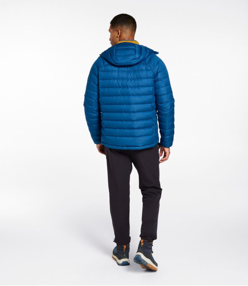 Men's Bean's Down Hooded Jacket, Dark Marine Blue, small image number 5