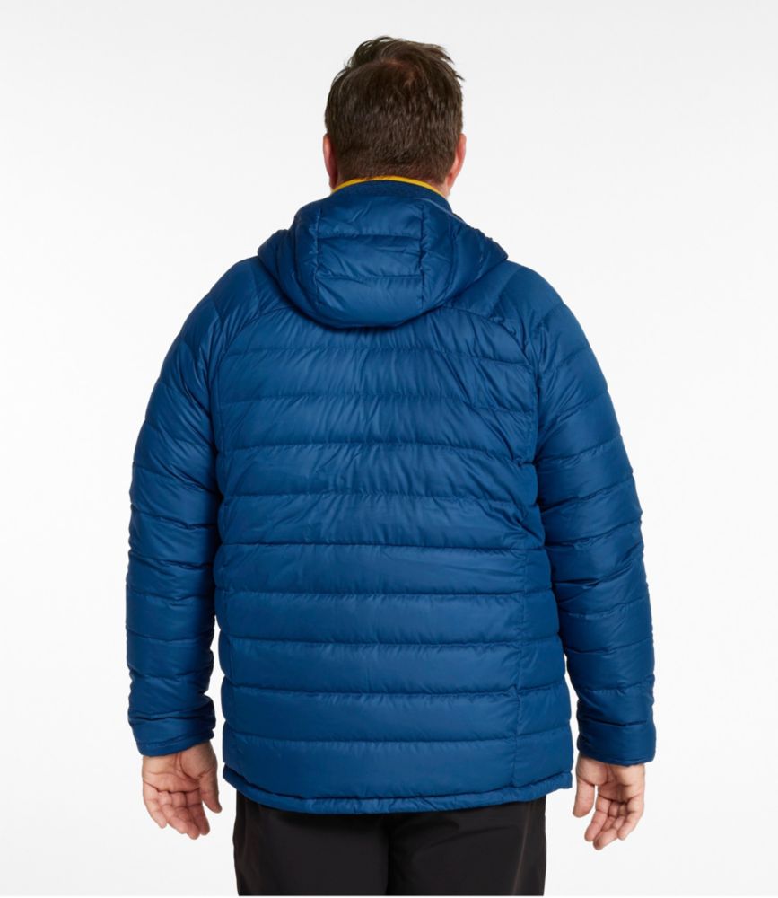 Men's Bean's Down Hooded Jacket, Dark Marine Blue, small image number 8