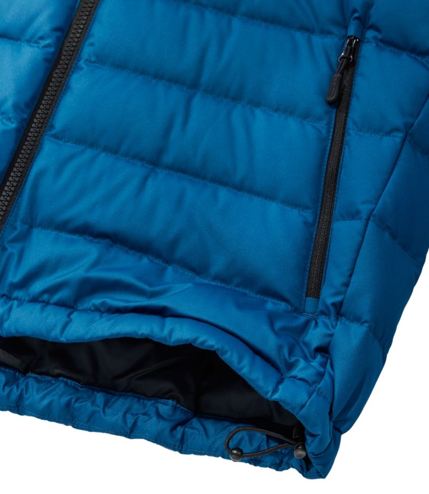 Men's Bean's Down Hooded Jacket, Dark Marine Blue, small image number 14