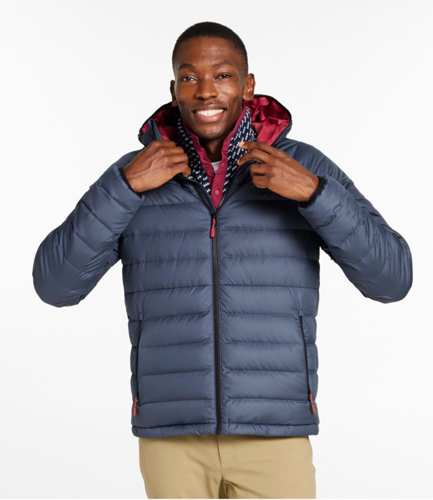 Men's Bean's Down Hooded Jacket