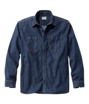 Men's BeanFlex® Denim Shirt, Traditional Untucked Fit