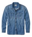 Men's BeanFlex® Denim Shirt, Traditional Untucked Fit