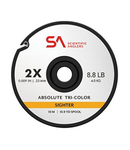 Scientific Angler Absolute Tri-Color Sighter Tippet, 10 meters