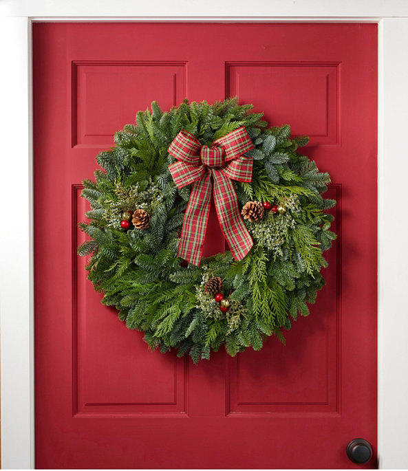 Tartan Wreath, One Color, large image number 0