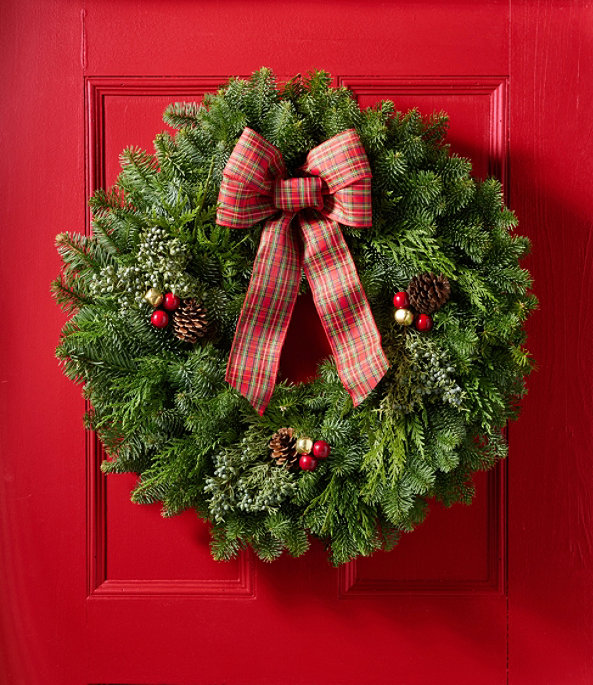 Tartan Wreath, One Color, large image number 0