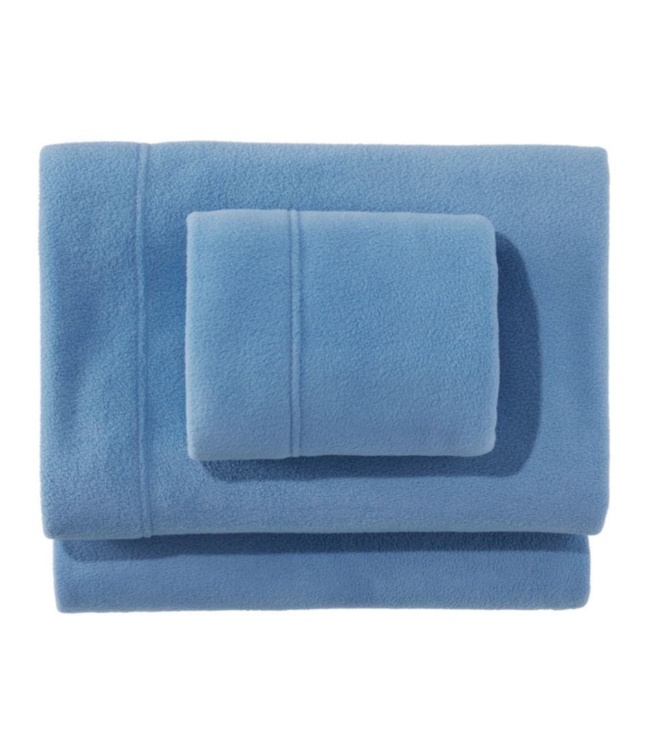 Fleece Sheet Collection Soft Blue | L.L.Bean, Full