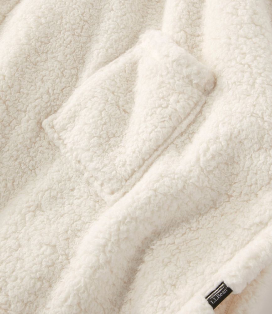 Cozy Sherpa Wearable Throw, Cream, small image number 4