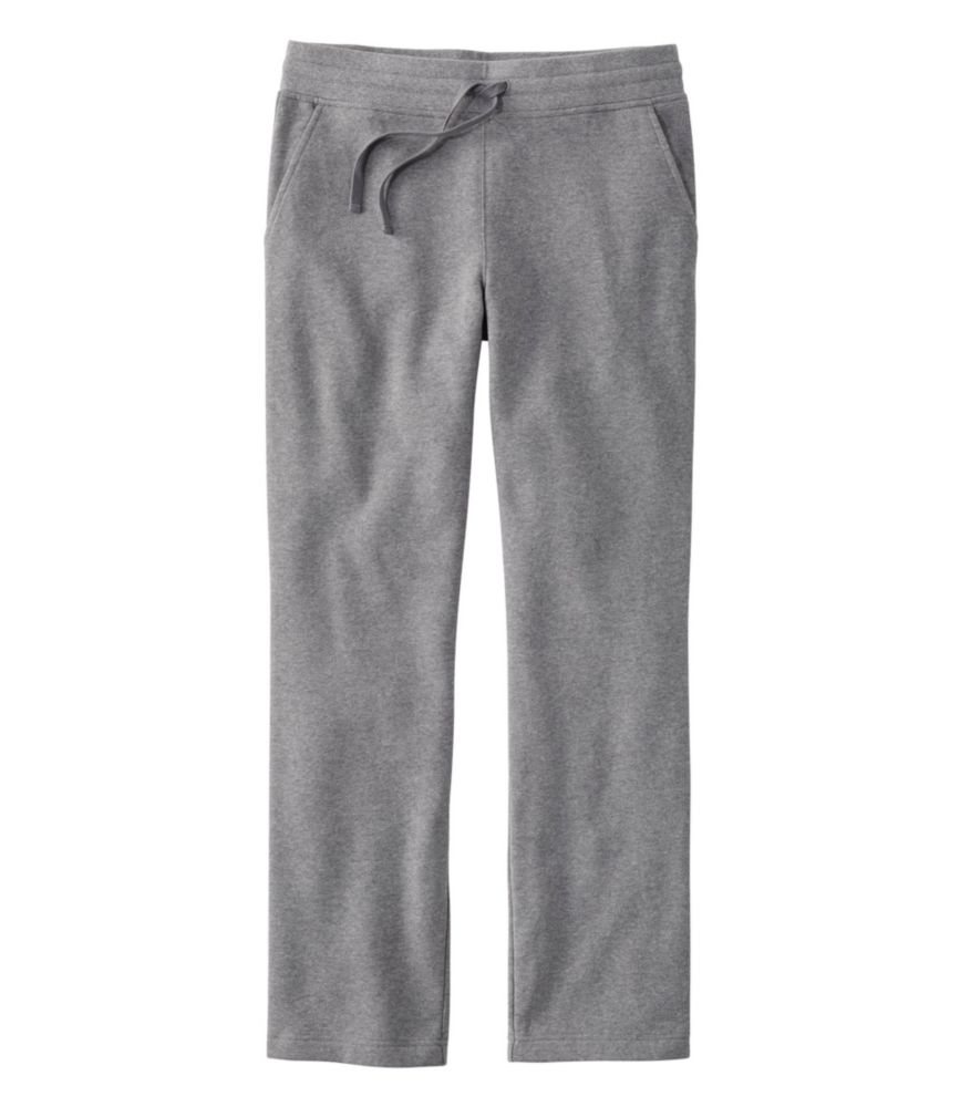 Women's L.L.Bean 1912 Sweatpants, Straight-Leg, Gray Heather, small image number 1