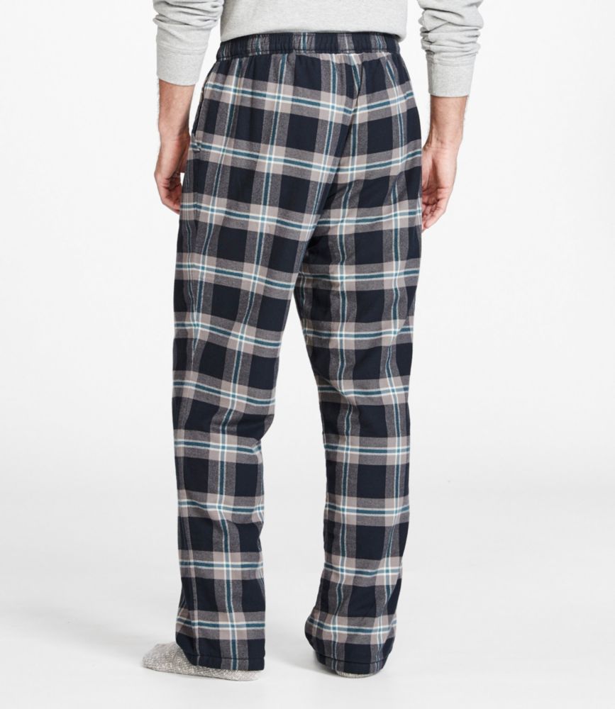 Men s Fleece Lined Flannel Lounge Pants