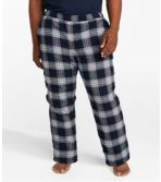 Men's Fleece-Lined Flannel Lounge Pants