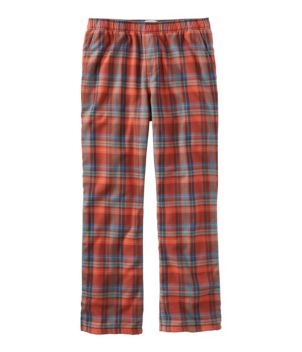 Men's Fleece-Lined Flannel Lounge Pants