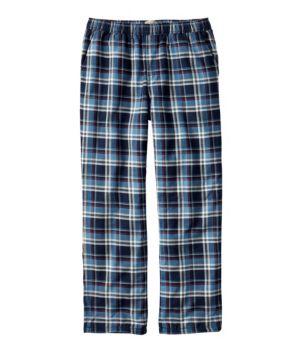 Men's Fleece-Lined Flannel Lounge Pants