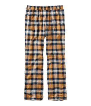 Men's Fleece-Lined Flannel Lounge Pants