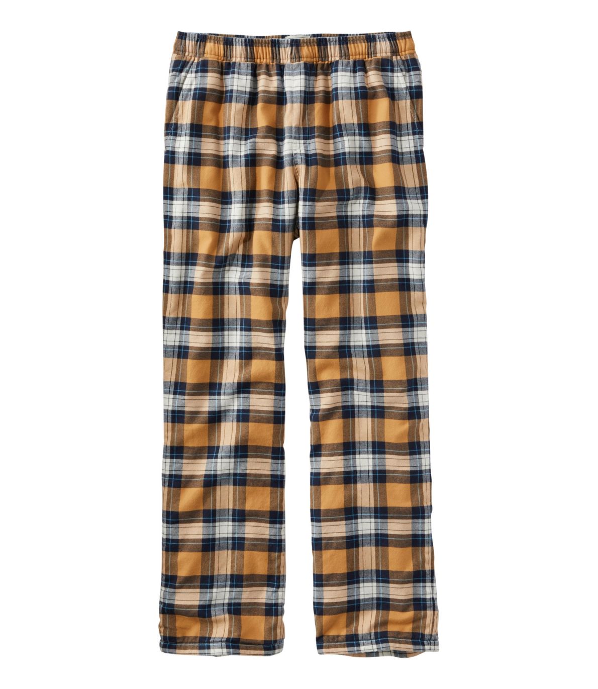 Men's Fleece-Lined Flannel Lounge Pants