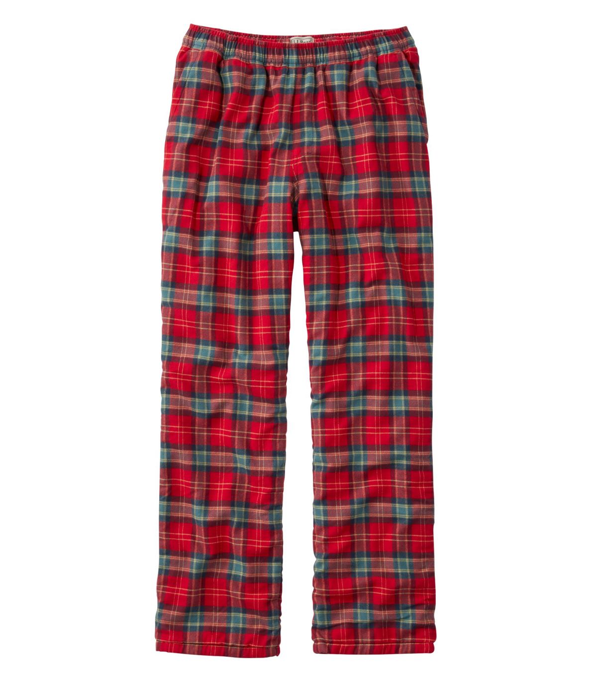 Men's Fleece-Lined Flannel Fireside Lounge Pants