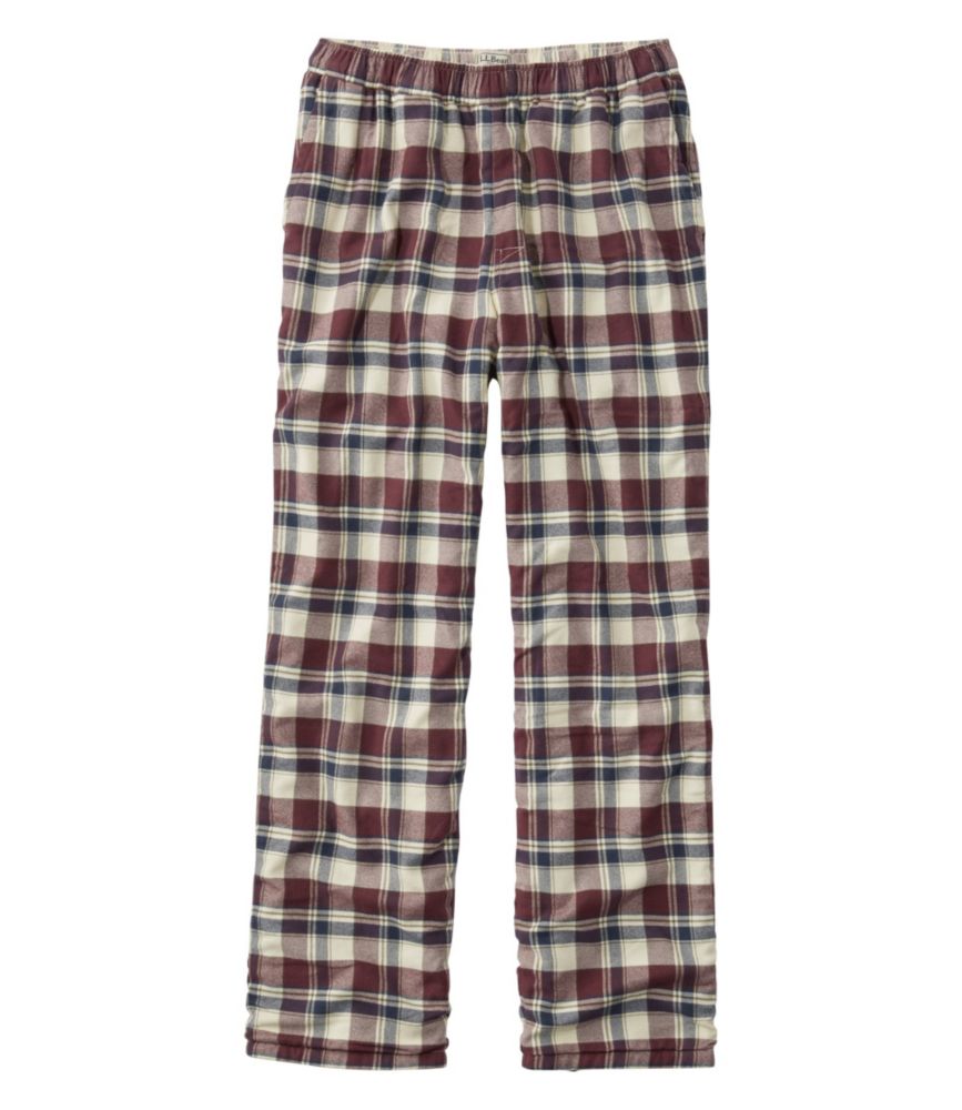 Comfortable red plaid pajama bottoms In Various Designs 