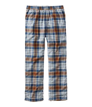 Men's Fleece-Lined Flannel Lounge Pants