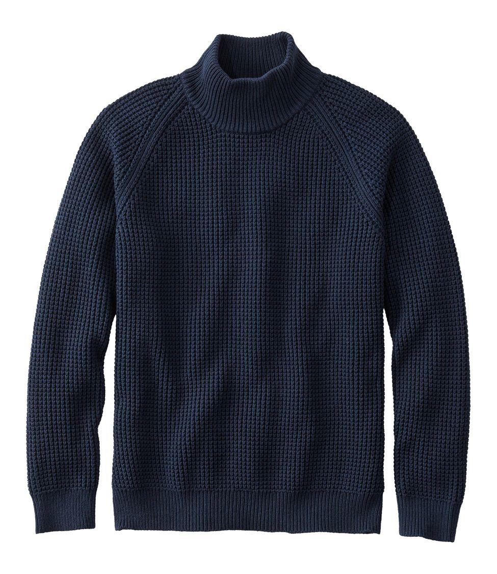 Men's L.L.Bean Organic Cotton Sweaters, Turtleneck at L.L. Bean