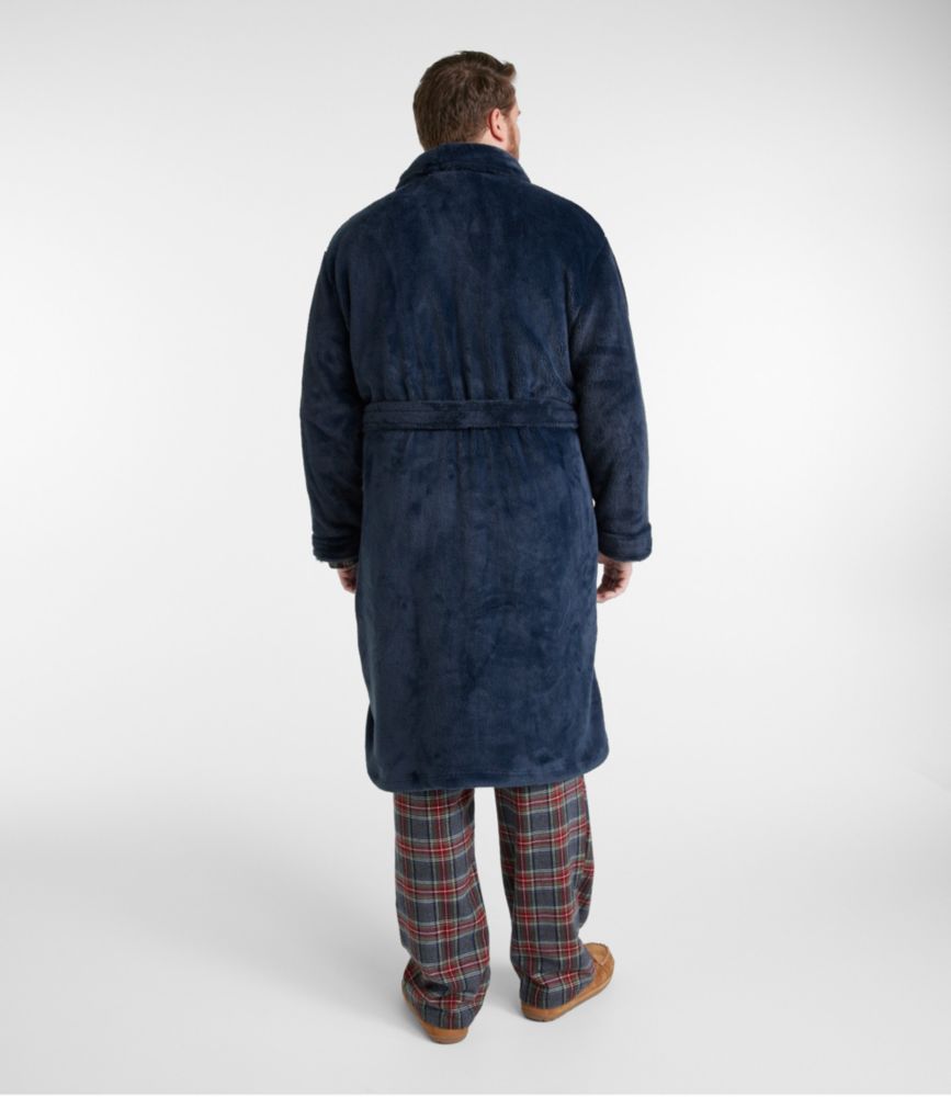Men's Wicked Plush Robe, Darkest Gray, small image number 5