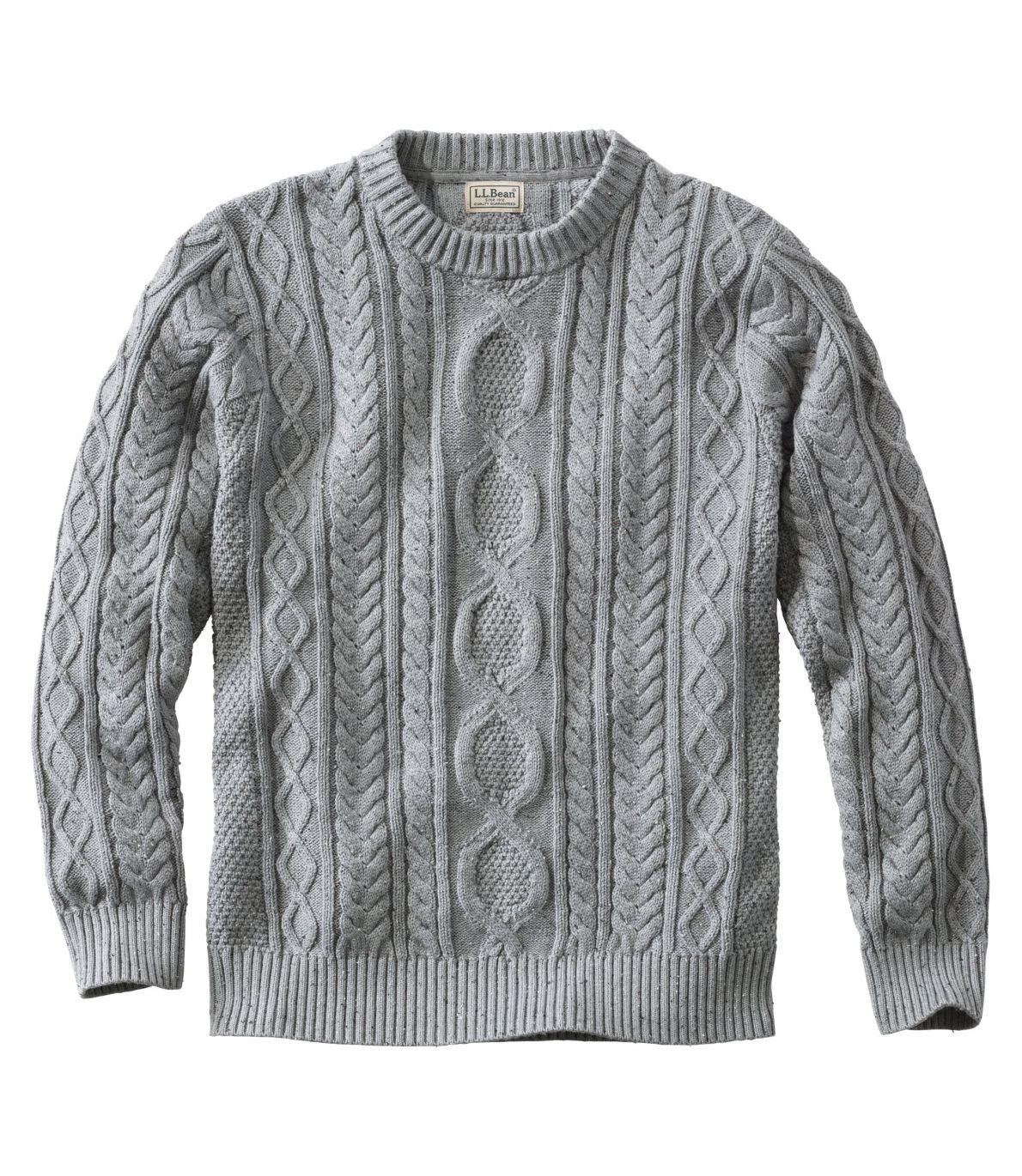 Men's Bean's Heritage Soft Cotton Fisherman Sweater, Crewneck at