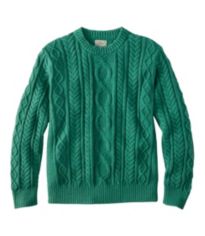 Women's Bean's Classic Ragg Wool Sweater, Crewneck Fair Isle at L.L. Bean