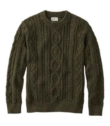 Men's Bean's Heritage Soft Cotton Fisherman Sweater, Crewneck