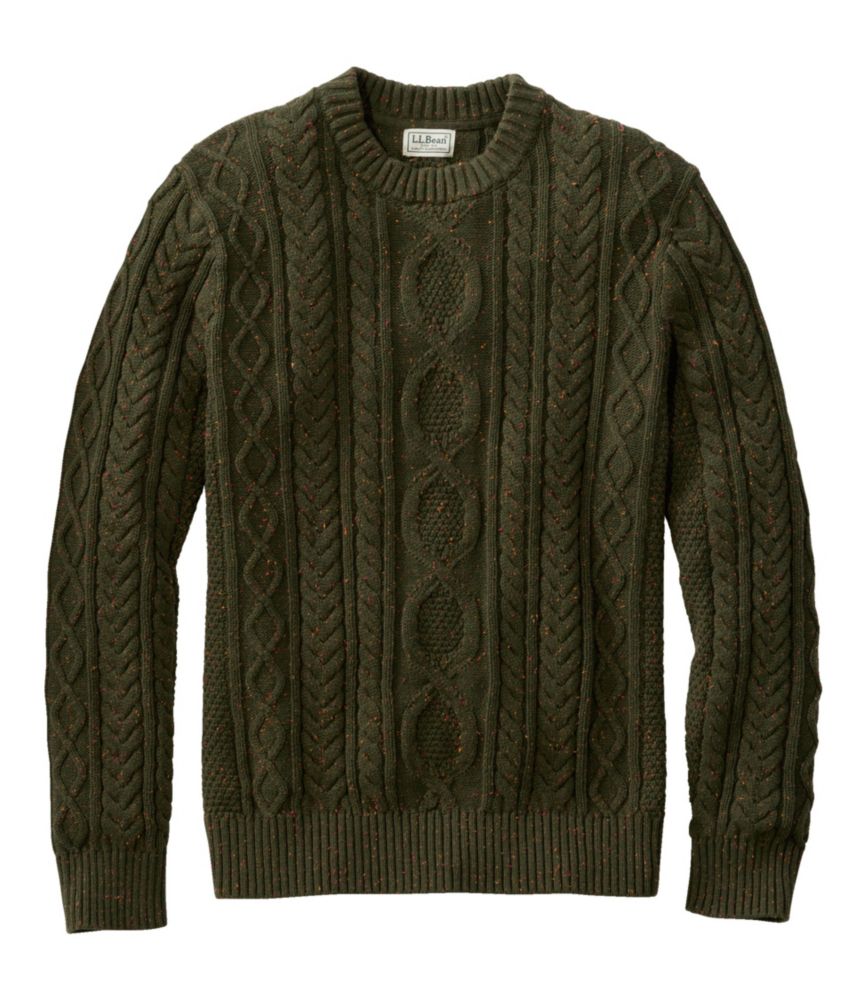 Men s Bean s Heritage Soft Cotton Fisherman Sweater Crewneck Sweaters L.L.Bean Canada