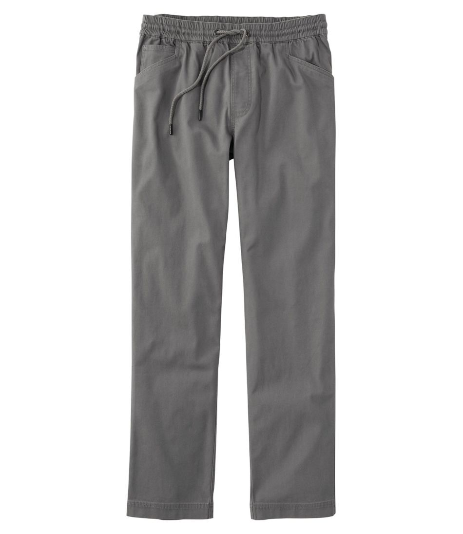 Men's BeanFlex Canvas Pull-On Pants, Standard Fit | Pants at L.L.Bean