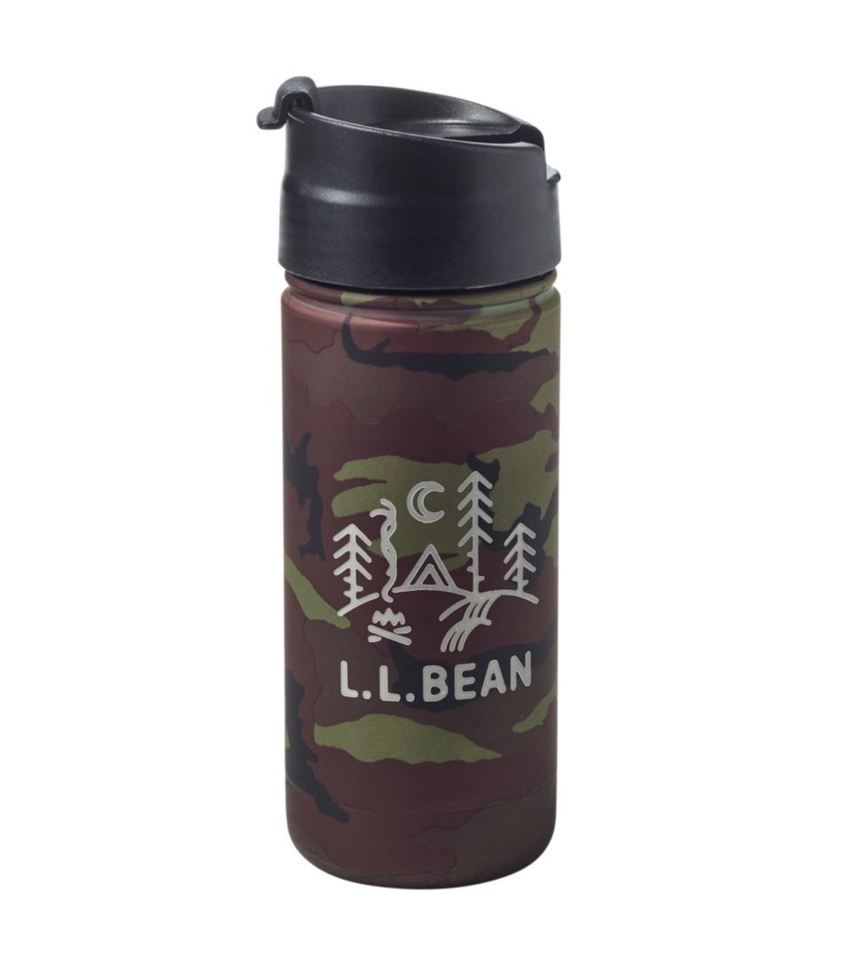Bean Logo Black Insulated Mug - Catholic Coffee