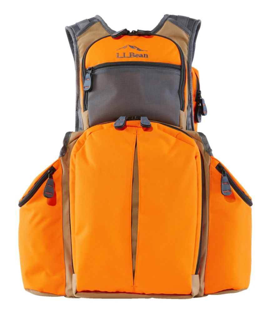 Men's Technical Upland Vest Pack, Tan/Hunter Orange, small image number 2