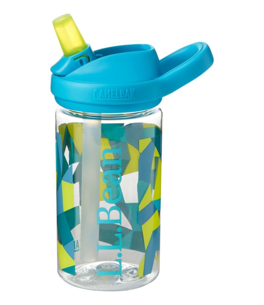 CamelBak Eddy Rainbow Print Kids Water Bottle Teal 12 oz