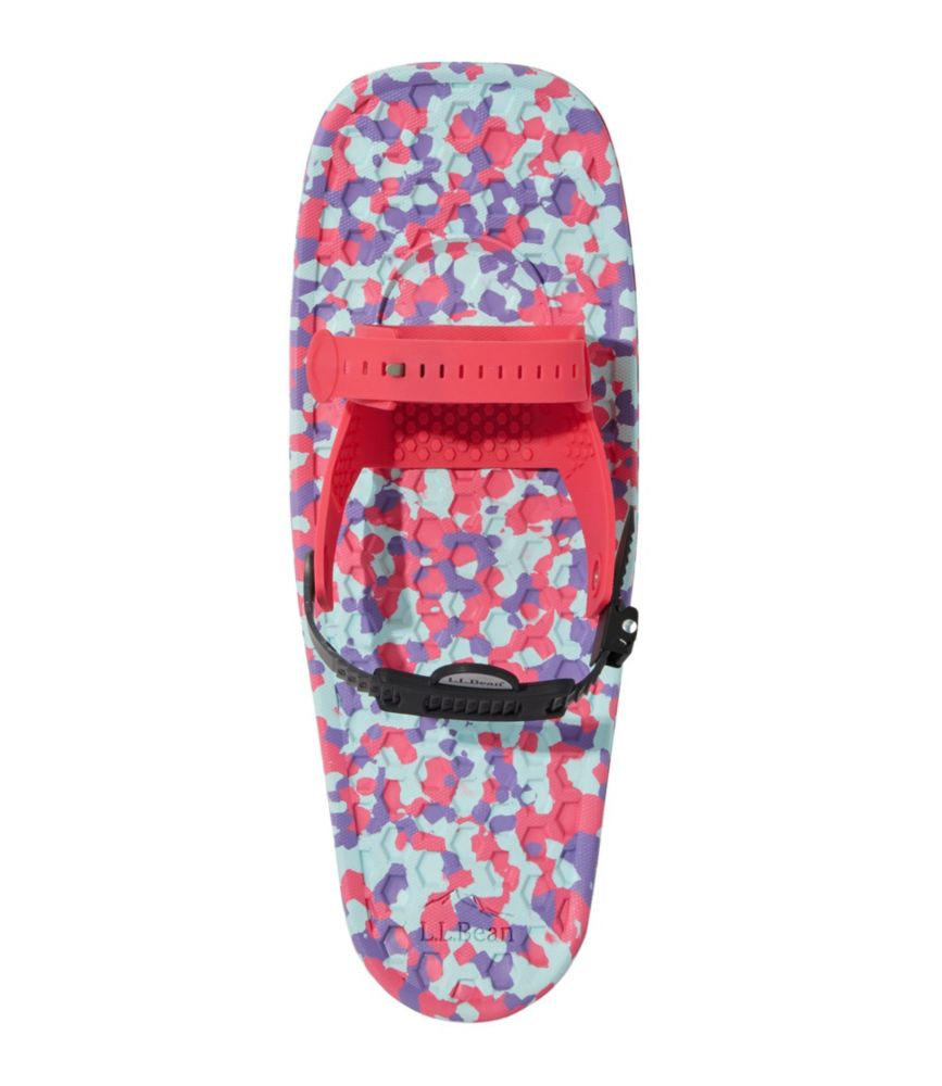 Kids' L.L.Bean Fun Trax Snowshoes, Ocean Foam Swirl, small image number 2