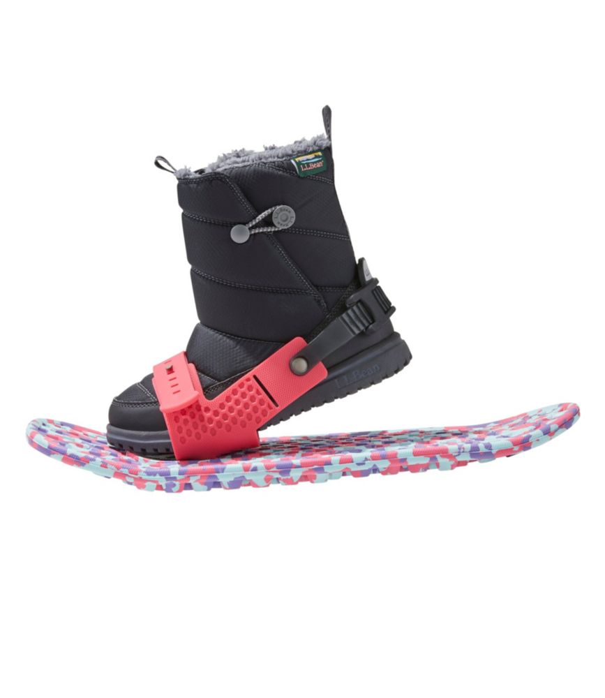 Kids' L.L.Bean Fun Trax Snowshoes, Ocean Foam Swirl, small image number 3