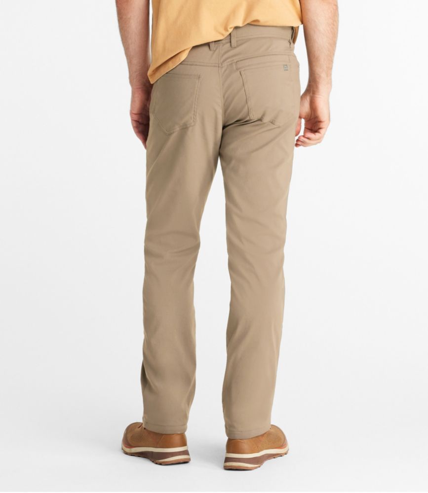 Men's VentureStretch Five-Pocket Pants, Standard Fit, Lined, Dark Driftwood, small image number 3