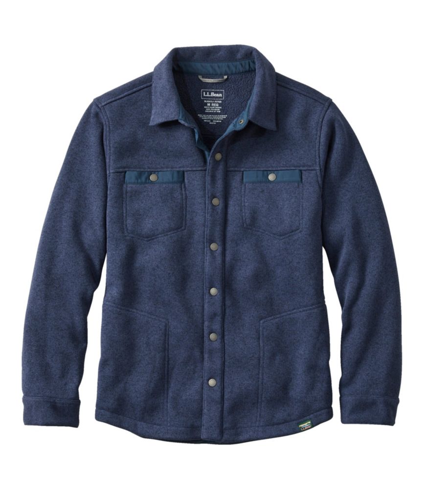 Men's Bean's Sweater Fleece Shirt Jac | Shirts at L.L.Bean