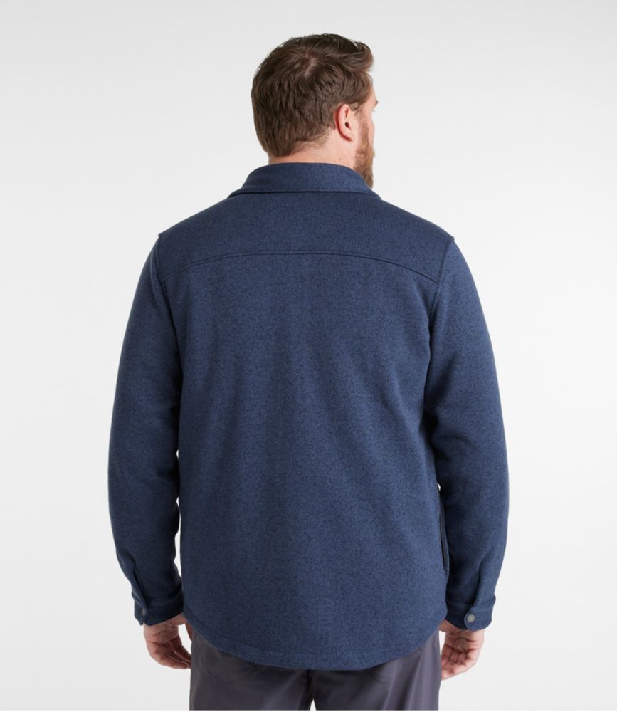 Men's Bean's Sweater Fleece Shirt Jac