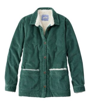 Women's Comfort Corduroy Relaxed Shirt, Lined