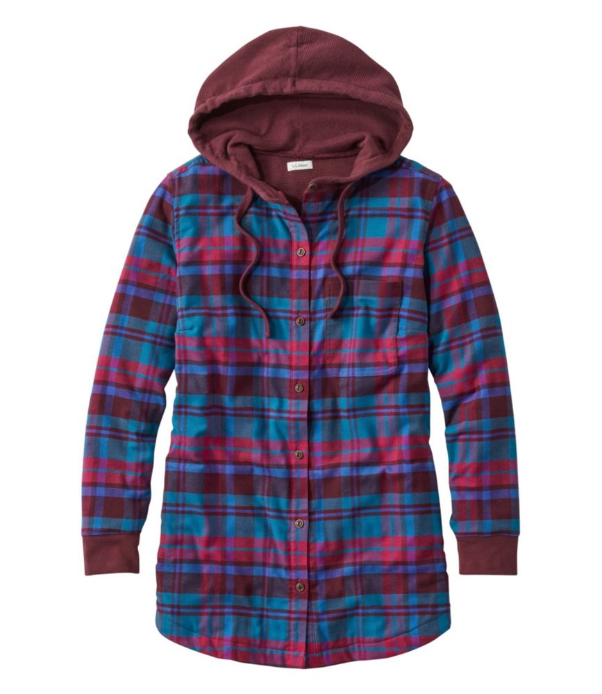 ll bean womens lined flannel shirt