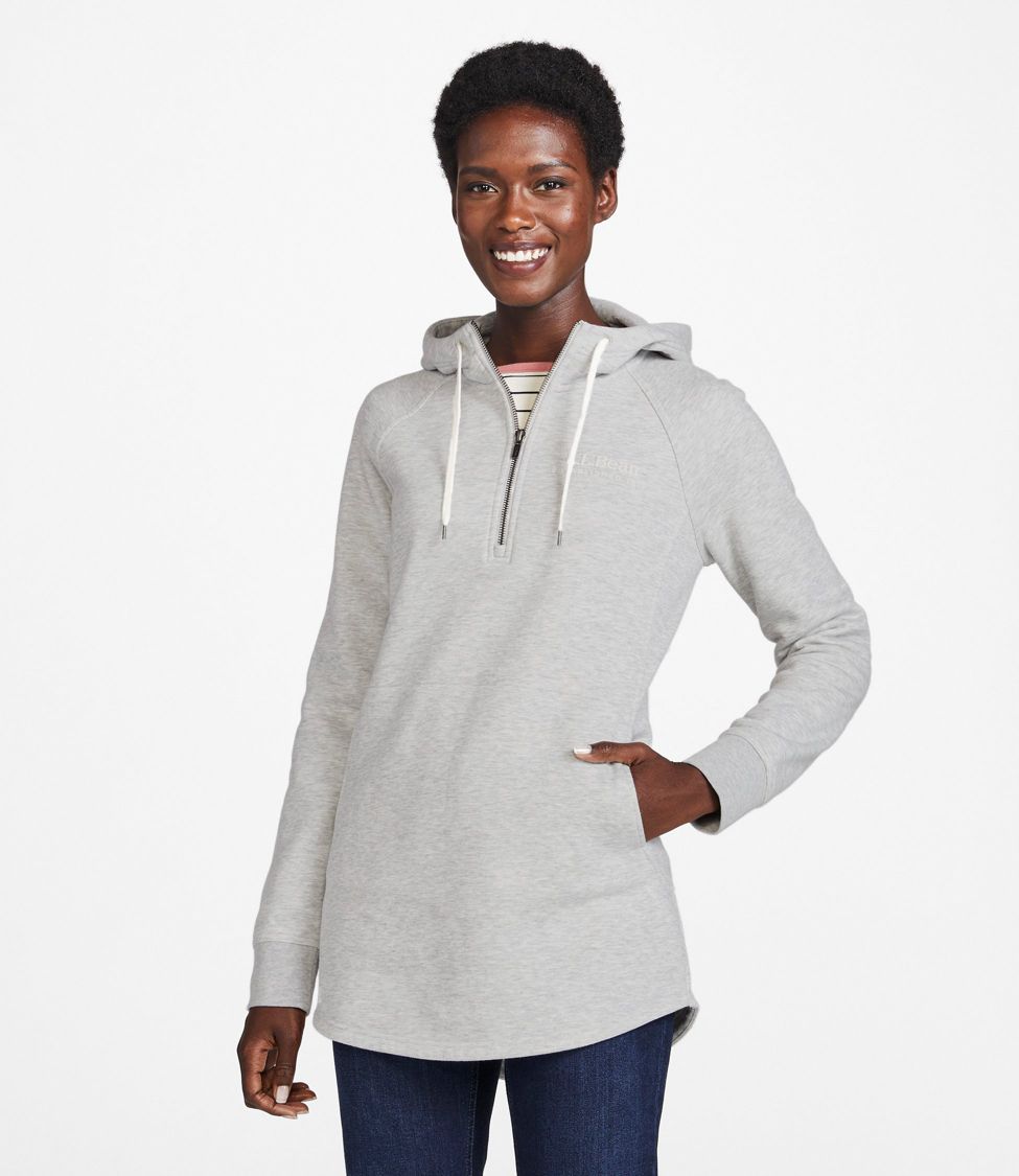  Hooded Tunic Sweatshirt