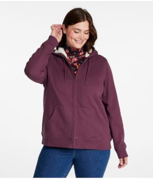 Women's L.L.Bean 1912 Sweatshirt, Sherpa-Lined Hoodie