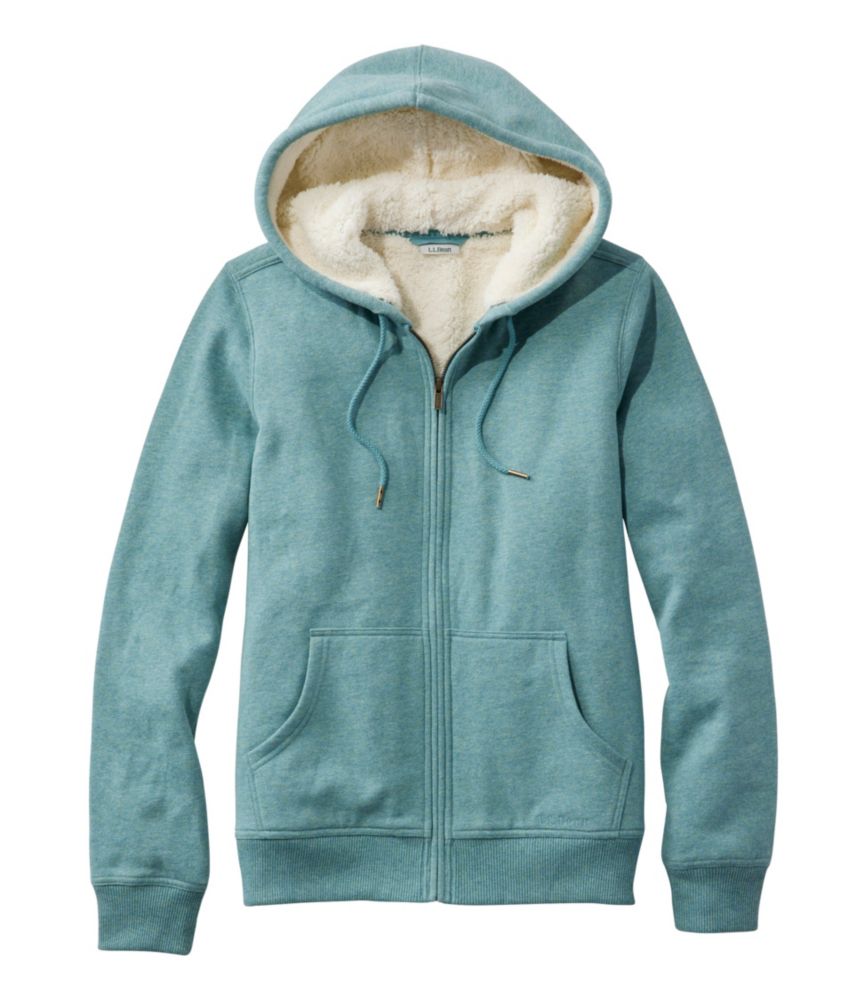 Women's L.L.Bean 1912 Sweatshirt, Sherpa-Lined Hoodie
