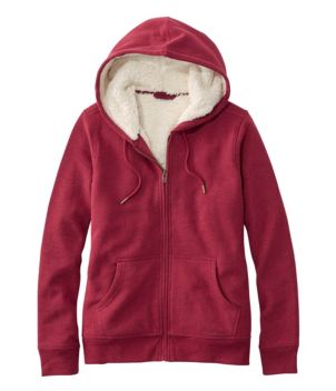 Women's L.L.Bean 1912 Sweatshirt, Sherpa-Lined Hoodie