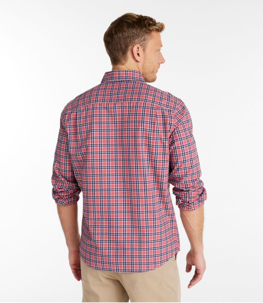 Men's Wrinkle-Free Ultrasoft Brushed Cotton Shirt, Long-Sleeve, Slightly Fitted Untucked Fit