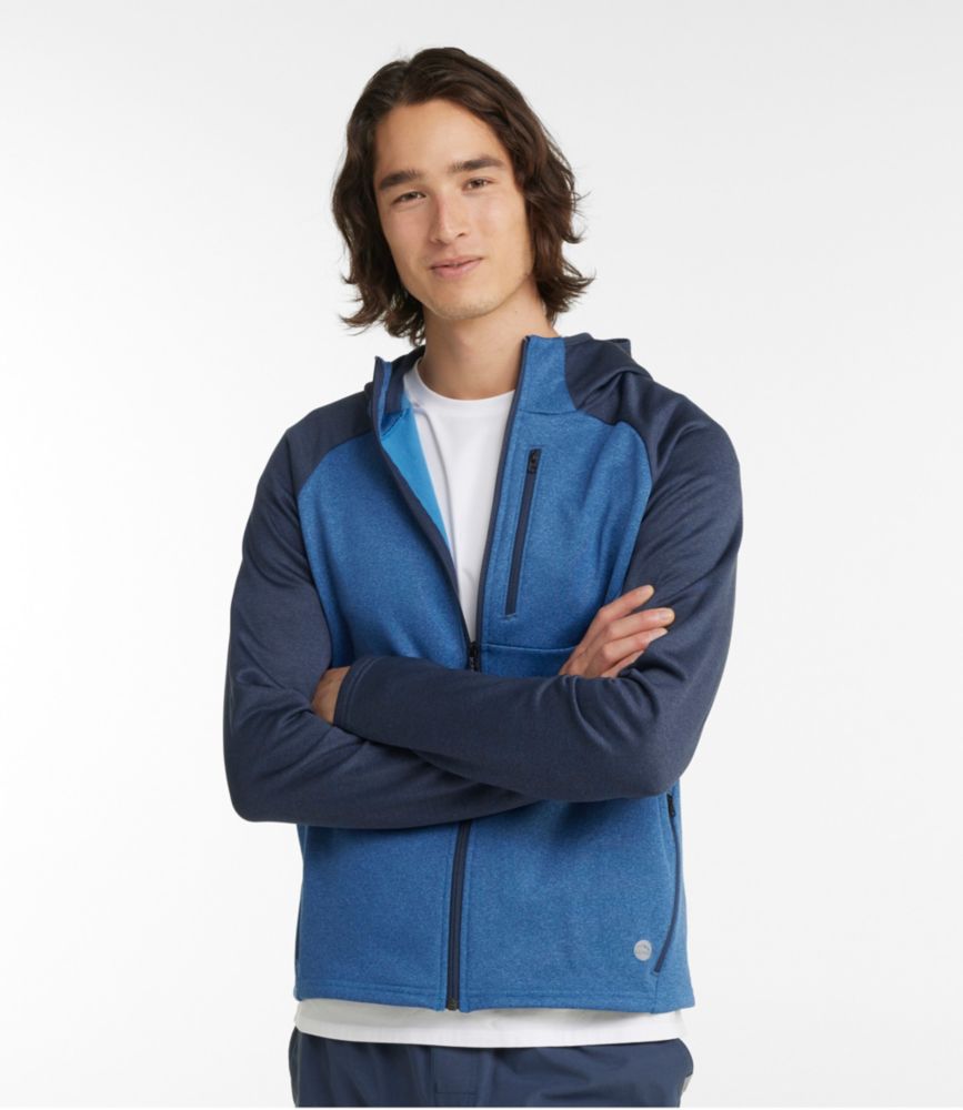 Men's Mountain Fleece Full-Zip Hoodie, Colorblock, , small image number 2