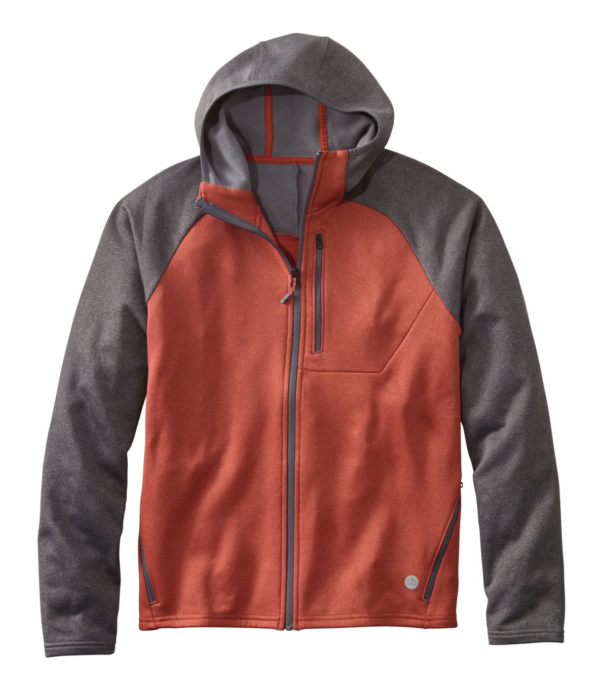 Men's Mountain Fleece Full-Zip Hoodie, Colorblock