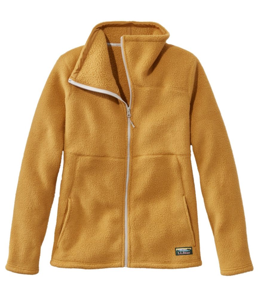 ll bean long fleece jacket