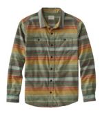 Men's Wicked Soft Flannel Shirt, Stripe, Slightly Fitted Untucked Fit