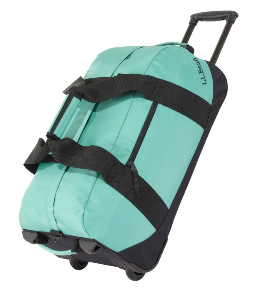 Adventure Rolling Duffle Bag, Large Fair Aqua, Nylon | L.L.Bean