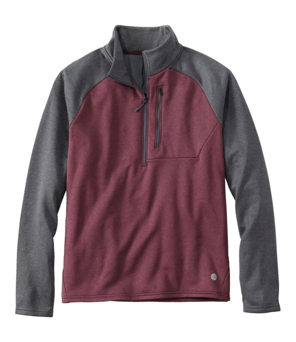 Men's Mountain Fleece Half-Zip, Colorblock | Sweatshirts at L.L.Bean